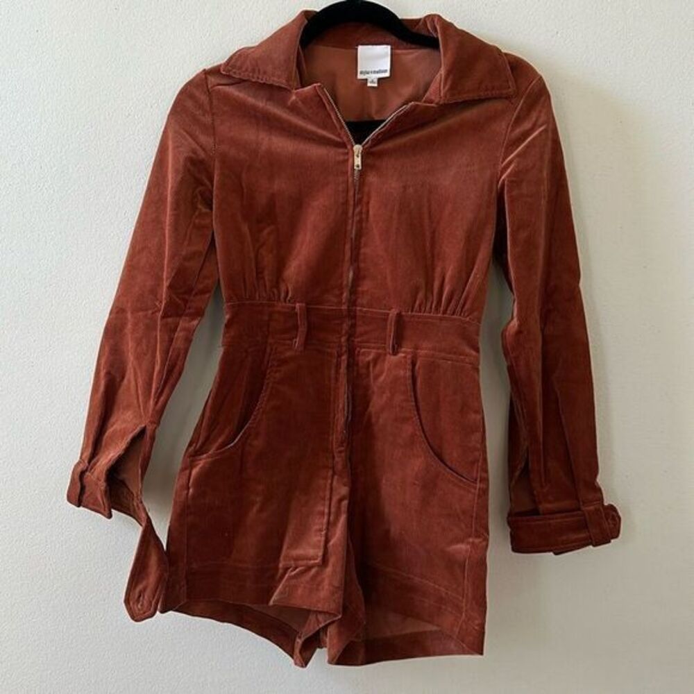 Brown Corduroy Jumpsuit
